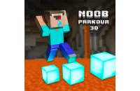 Play Noob Parkour 3D now!